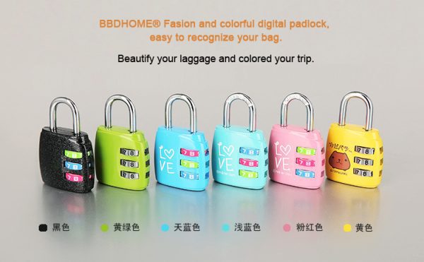 hot selling GYM Locks 4 digit password combination padlock - Image 4
