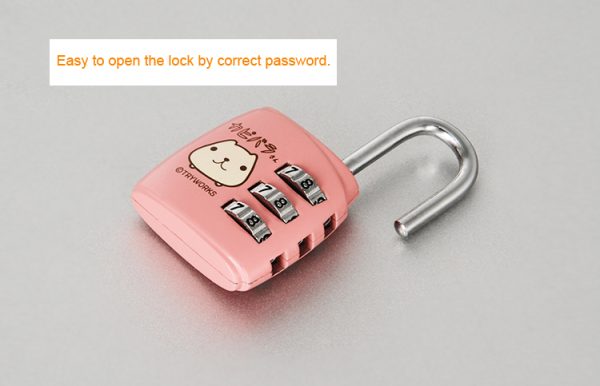 hot selling GYM Locks 4 digit password combination padlock - Image 5
