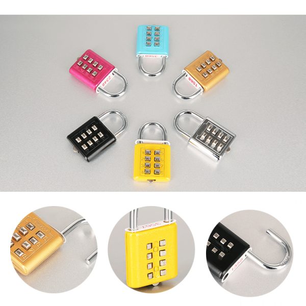 HC03 Top Selling Hotel Home Password Key Safe Combination Padlock - Image 4