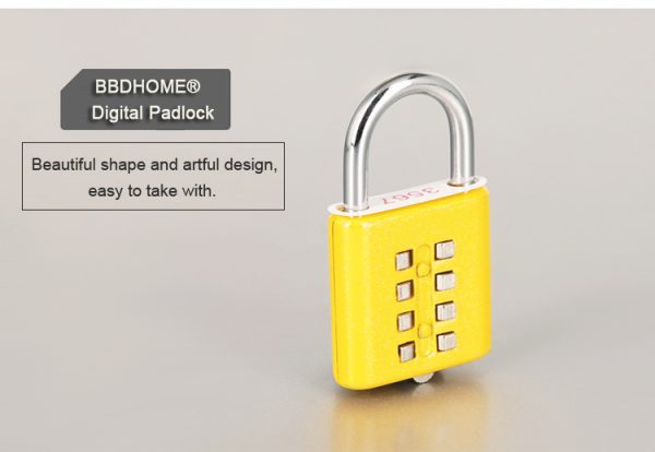 HC03 Top Selling Hotel Home Password Key Safe Combination Padlock - Image 7