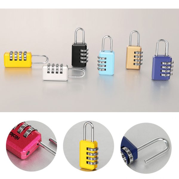 Mini password Code keyless hanger blister packing color candado resettable Combination locks safety Padlock - Image 4