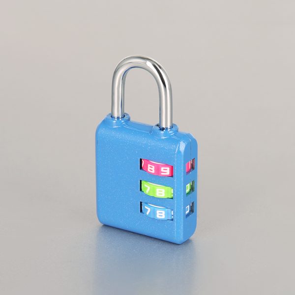 Mini Padlock Travel Suitcase Luggage Security Password Lock 3 Digit Combination Lock