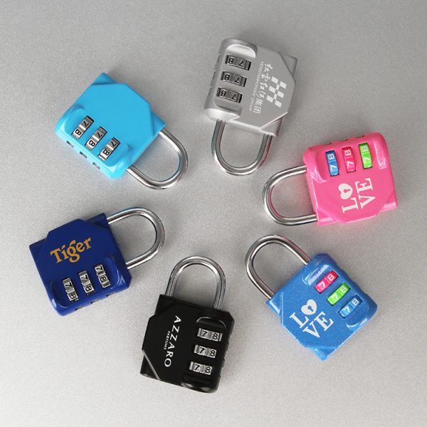 Hot Sale Black 3 digit security combination padlock safe password digital number luggage lock - Image 3