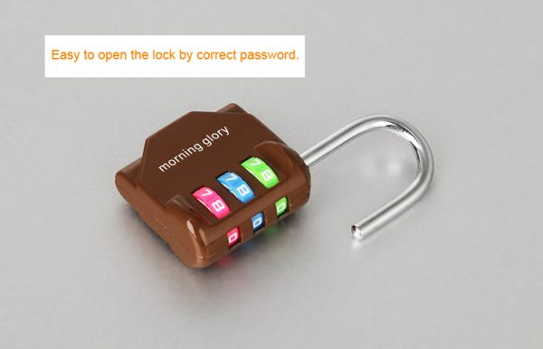 Hot Sale Black 3 digit security combination padlock safe password digital number luggage lock - Image 6