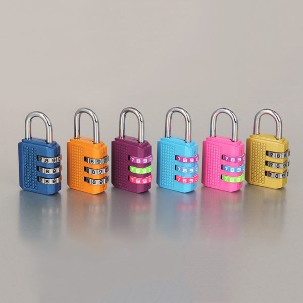 Hot Sale Black 3 digit security combination padlock safe password digital number luggage lock - Image 3