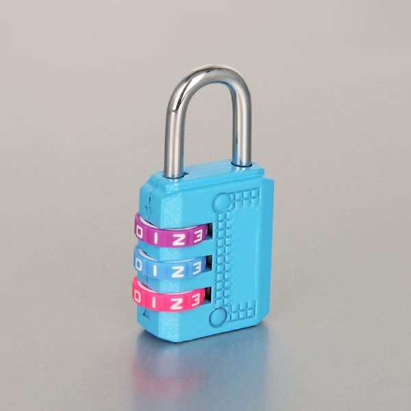 Hot Sale Black 3 digit security combination padlock safe password digital number luggage lock - Image 2