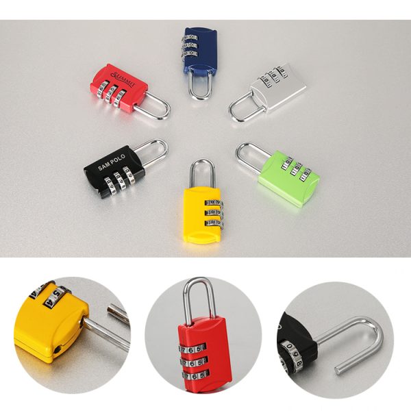 Mini Lock Padlock Outdoor Travel Luggage Padlock Safe Anti-theft Combination Travel Code Number Lock - Image 4