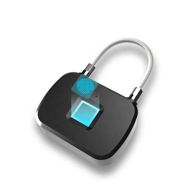 small mini travel luggage smart fingerprint padlock smart biometric sensor fingerprint lock backpack - Image 2