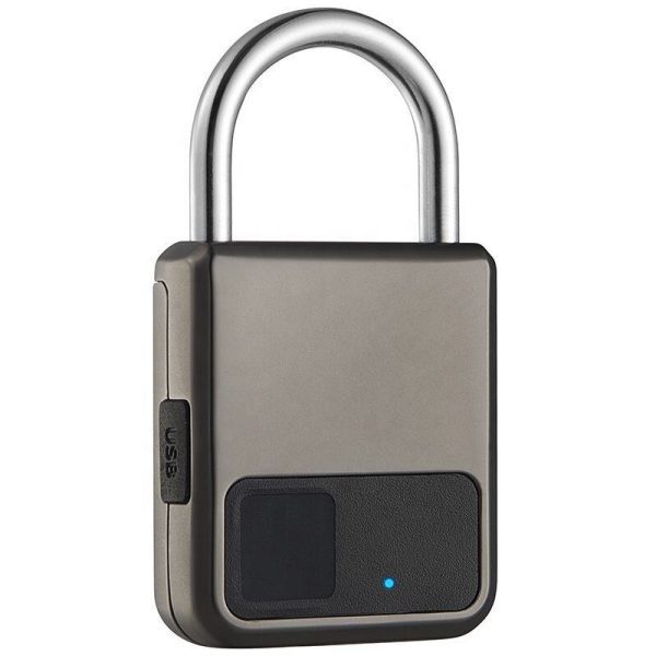fingerprint-lock-biometric Smart Biometric Small Fingerprint Padlock For handbags suitcase backpacks - Image 3