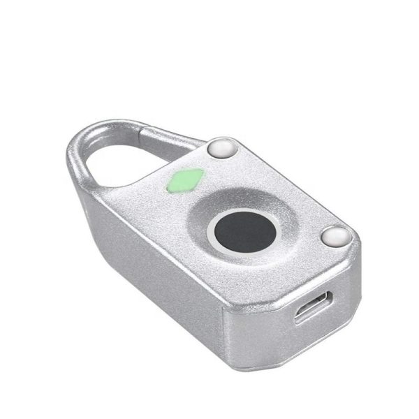 fingerprint luggage lock smart Padlock Anti-Theft Mini Lock for Door Luggage Case - Image 2
