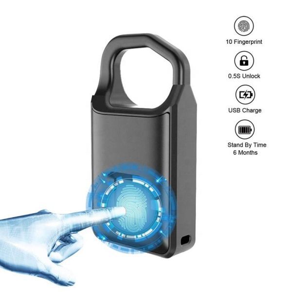 Safe And Reliable Luggage Touch fingerprint smart padlock - Image 6