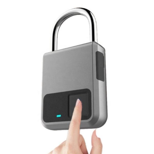 fingerprint-lock-biometric Smart Biometric Small Fingerprint Padlock For handbags suitcase backpacks - Image 6