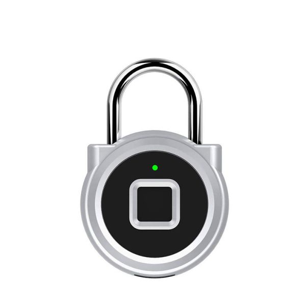P10 Alloy Fingerprint Padlock Cabinet Lock Electronic Lock Household IP67 Waterproof Smart USB Charging Anti-Theft Keyless Lock - Image 4