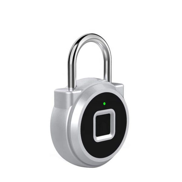 P10 Alloy Fingerprint Padlock Cabinet Lock Electronic Lock Household IP67 Waterproof Smart USB Charging Anti-Theft Keyless Lock - Image 3