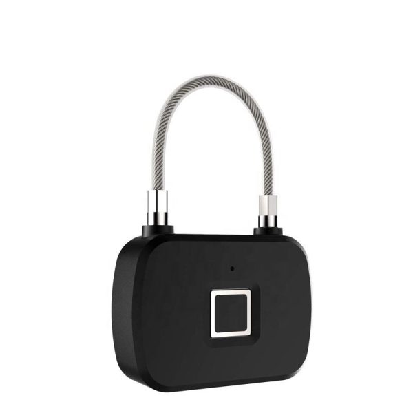 small mini travel luggage smart fingerprint padlock smart biometric sensor fingerprint lock backpack - Image 3