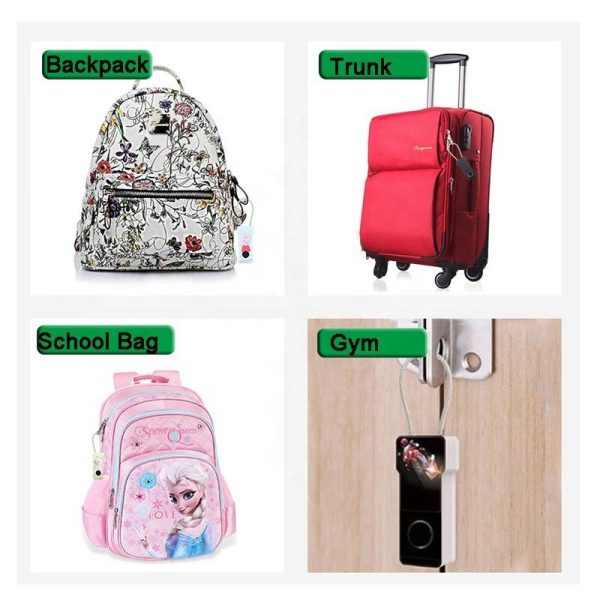 Anti-theft luggage backpack keyless padlock smart security zipper lock BG03 fingerprint padlock - Image 4