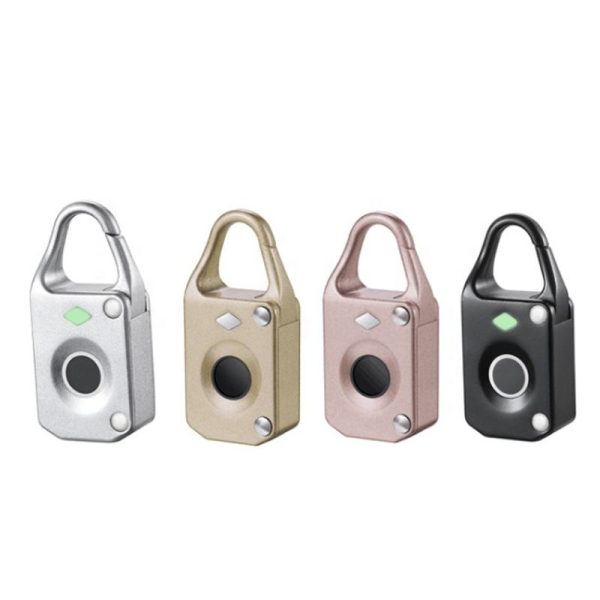 fingerprint luggage lock smart Padlock Anti-Theft Mini Lock for Door Luggage Case - Image 5