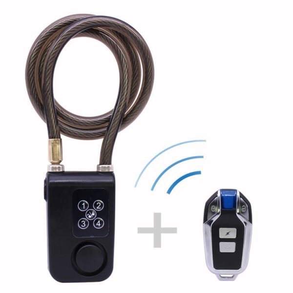 Intelligent alarm remote anti-theft system locking vibration alarm motorcycle bicycle battery bike bicycle lock - Image 5