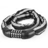 High Quality Anti-shear Chain Bike Lock 5-digit Code Night Reflective Steel Cable Lock Anti-theft Motorcycle Chain Bike Lock
