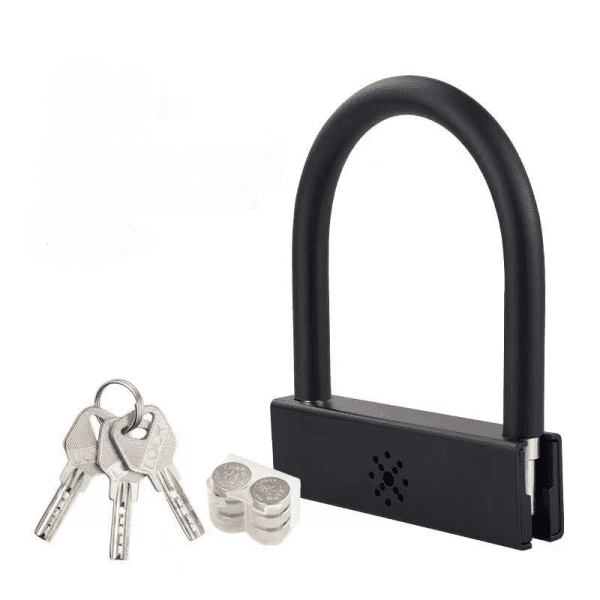 New electric car alarm lock U lock alarm  bicycle motorcycle alarm bike U lock