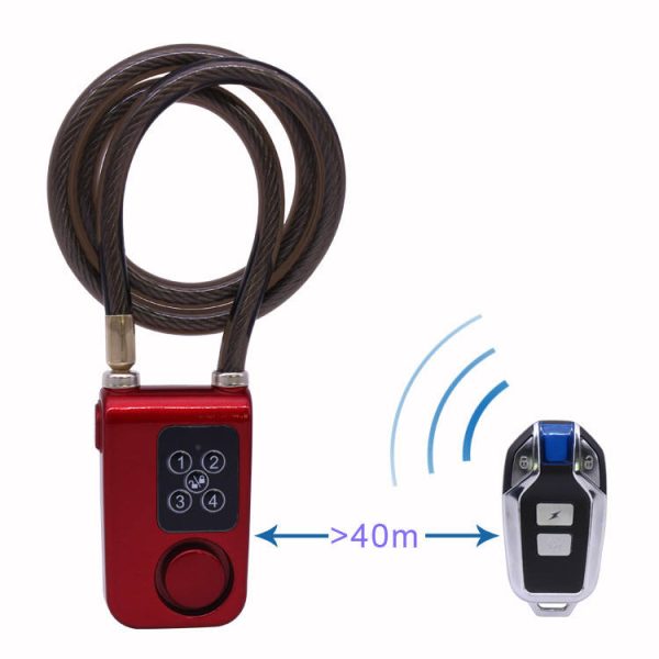 Intelligent alarm remote anti-theft system locking vibration alarm motorcycle bicycle battery bike bicycle lock