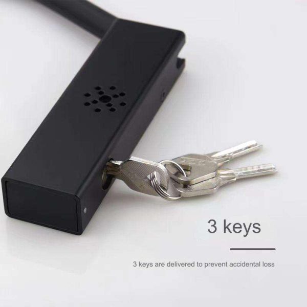 New electric car alarm lock U lock alarm  bicycle motorcycle alarm bike U lock - Image 6