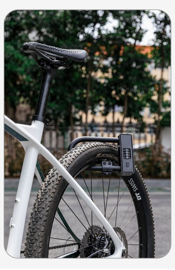 High quality anti-theft mountain bike U-shaped bicycle bicycle accessories waterproof reset password U-shaped bicycle - Image 6