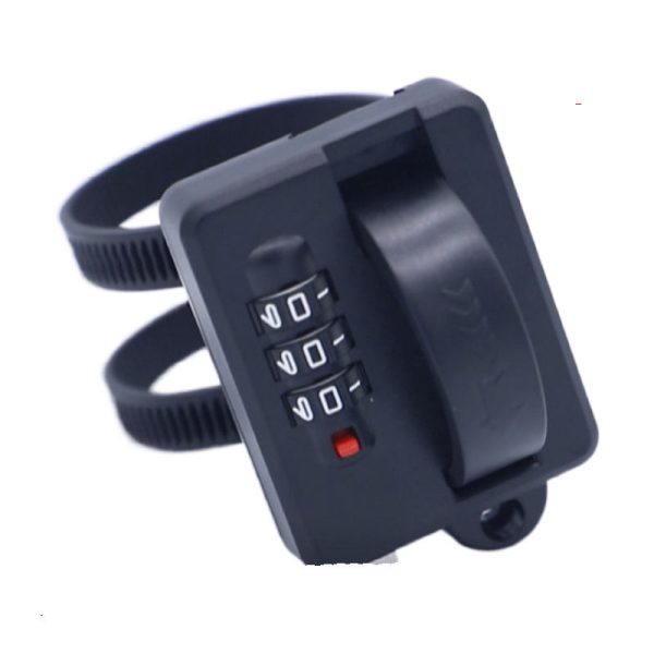Multifunctional Portable Bicycle Helmet Lock Anti-theft Password Helmet Electric Vehicle Helmet Lock - Image 2
