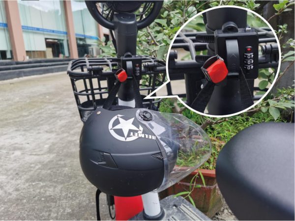 Multifunctional Portable Bicycle Helmet Lock Anti-theft Password Helmet Electric Vehicle Helmet Lock - Image 5
