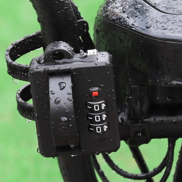 Multifunctional Portable Bicycle Helmet Lock Anti-theft Password Helmet Electric Vehicle Helmet Lock