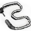 High Quality Anti-shear Chain Bike Lock 5-digit Code Night Reflective Steel Cable Lock Anti-theft Motorcycle Chain Bike Lock - Image 2