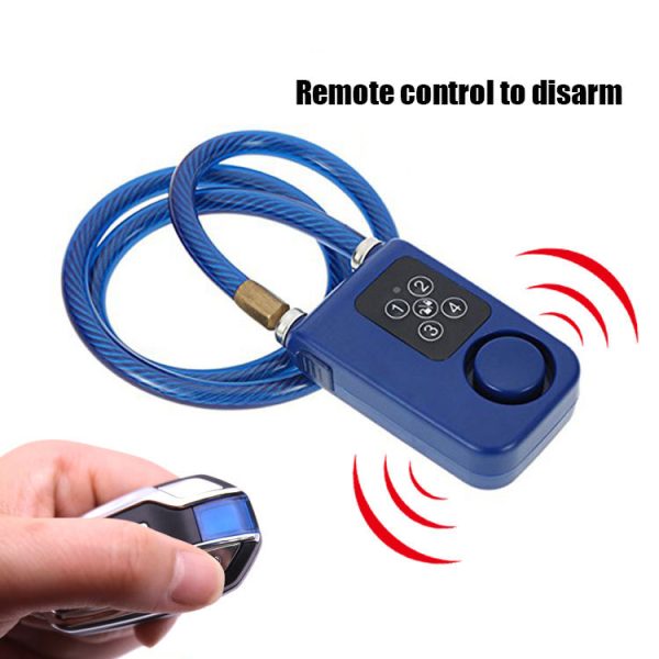 Intelligent alarm remote anti-theft system locking vibration alarm motorcycle bicycle battery bike bicycle lock - Image 4
